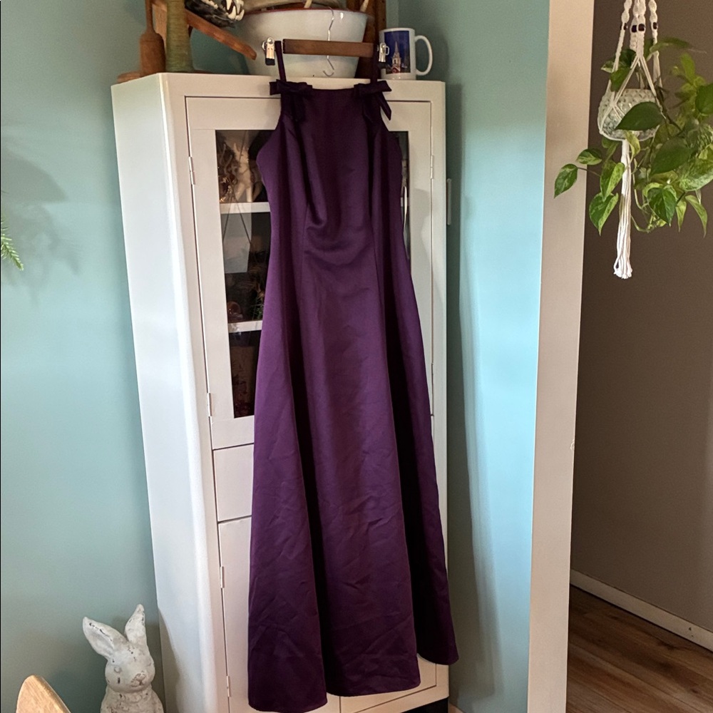 Steppin’ Out Vintage jr sz 11/12 Elegant Purple Evening Gown NWT